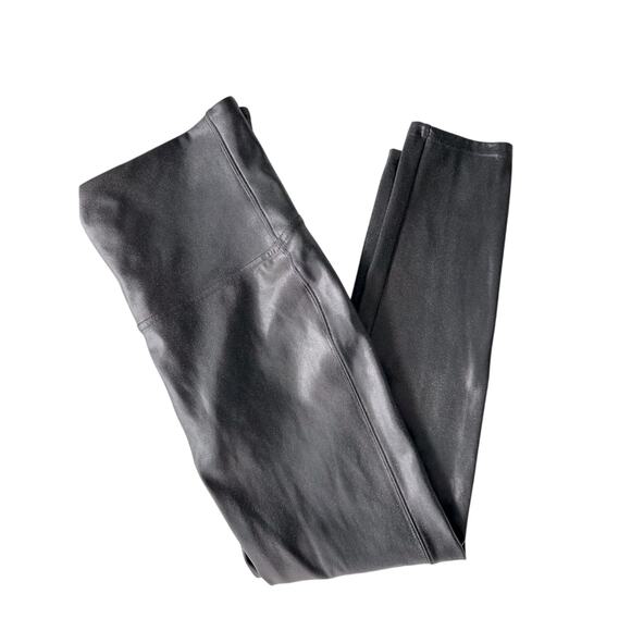 SPANX Faux Leather Leggings Black Size XL - Picture 7 of 11